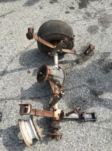 Cushman 3 wheel vehicle golf cart rear end for parts - as-is