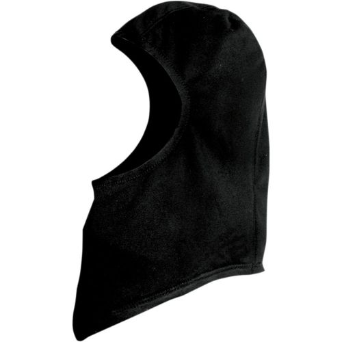 Ru outside fog evader balaclava full face mask with neck shield solid black one