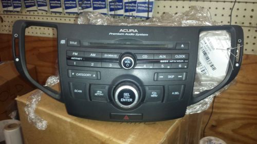 2009-2010 acura tsx am-fm cd player radio audio mp3 xm stereo