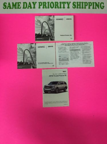 2015 gmc yukon xl owners manual. same day priority shipping 190.