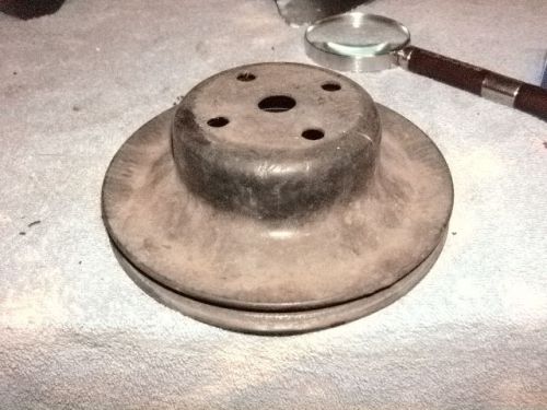 Small block/big block chevy water pump pulley single groove gm 3995631