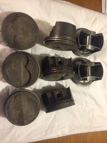 * mahle piston &amp; ring kit powerpak forged ford small block sbf600040f06 coated *