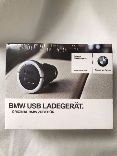 New oem bmw usb cigarette lighter charger for iphone ipod &amp; android 65412166411