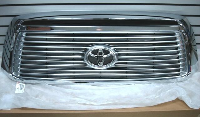 Toyota tundra limited platinum chrome grille genuine oe oem