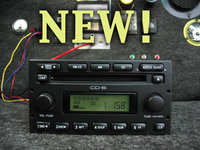 Ford f150 6 cd disc changer radio 99 00 01 02 03 explorer f250 excursion mustang