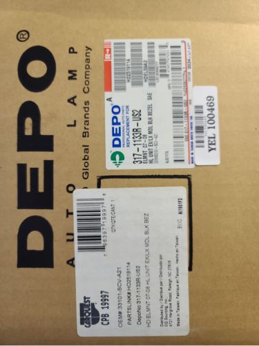 Headlight Right Passenger Side Fits Honda Element 2003-2006, US $79.99, image 16