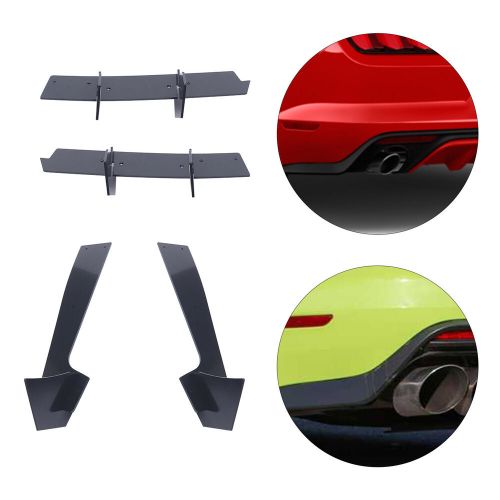 Glossy Black Rear Diffuser & Rear Side Splitters Fits For 2018-2021 Ford Mustang, US $71.29, image 12