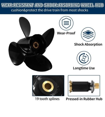 14 1/2'' x 17'' fit volvo penta sx drive engines 130-300 hp no. 3587520 4 blades