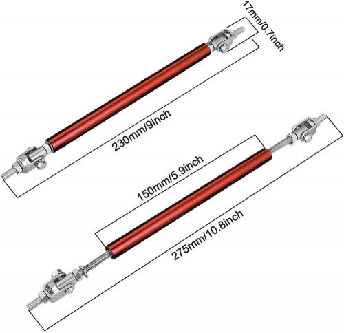 For Toyota Corolla 09-20 Front Bumper Lip Splitter Spoiler Glossy + Strut Rods, US $65.19, image 4