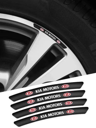 4 piece For Kia Wheel Sticker Modified Wheel Eyebrow Tire Car Labeling, US $15.46, image 11