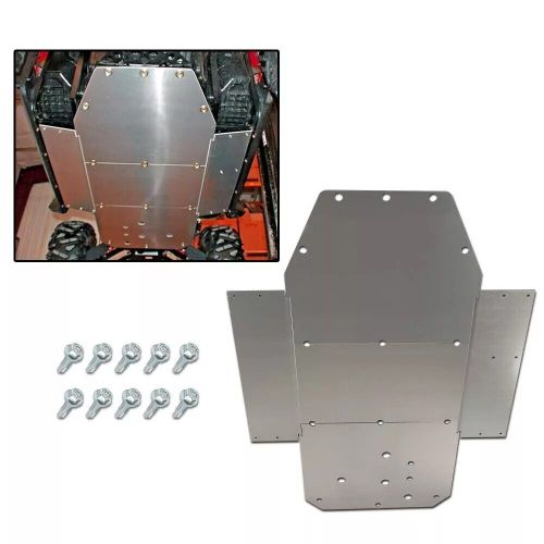 Fit for 08-14 polaris rzr rzr-s 800 3/16" aluminum skid plate heavy duty