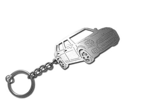 Stainless steel keychain 3d car body  key ring fit mini clubman ii