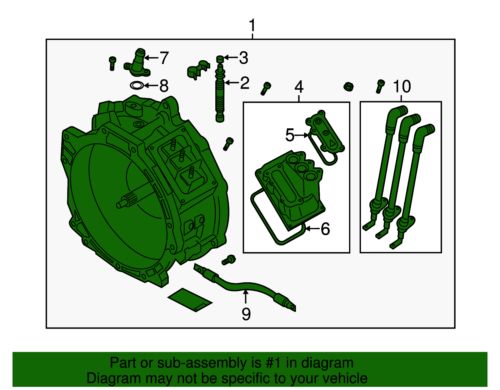 Genuine Hybrid Electric Motor And Transmission Assembly 7P0-901-153-D, US $1,937.74, image 4