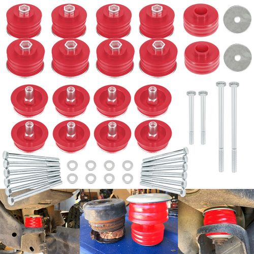 Red Body Cab Mount Bushing Kit Fit for Ford F250 F350 Super Duty 2/4WD 2008-2016, US $79.66, image 7