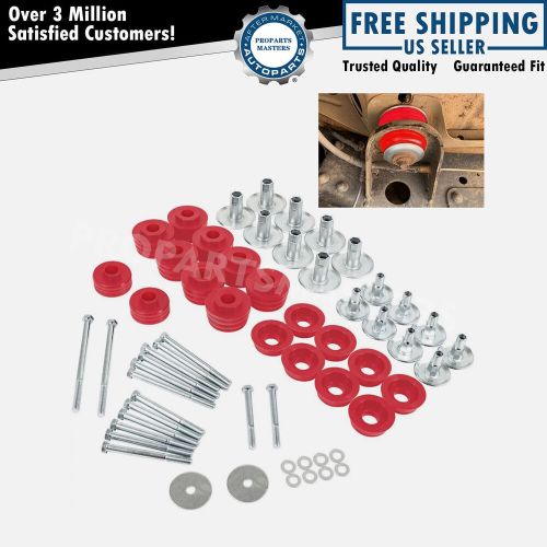 Red Body Cab Mount Bushing Kit Fit for Ford F250 F350 Super Duty 2/4WD 2008-2016, US $79.66, image 12