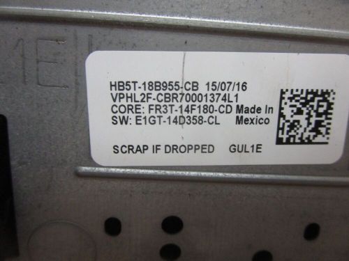 17 18 19 ford explorer radio information display screen monitor hb5t18b955cb