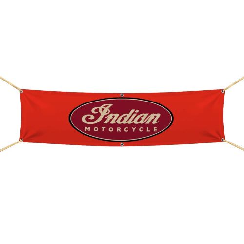 Indian Motorcycle 45x180cm Banner & Black Stonewashed Cap GIFT IDEA American USA, US $, image 4