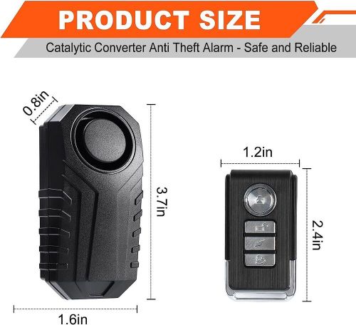 113dB Wireless Anti Theft Alarm For Car Vibration Motion Sensor Multipurpose New, US $29.99, image 6