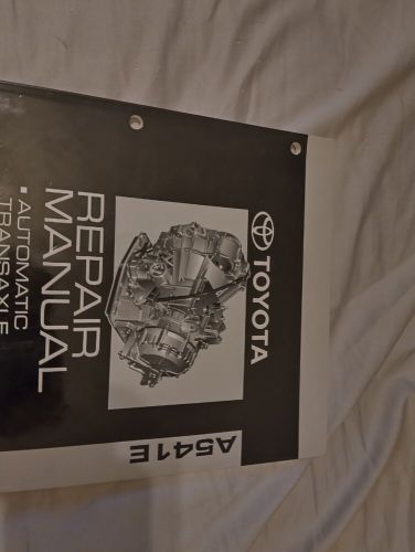 Toyota a541e transmission rebuild book