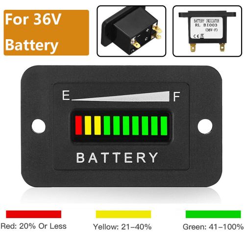 36 Volt BATTERY INDICATOR METER GAUGE for EZGO Club Car Yamaha Golf Cart, US $13.49, image 10