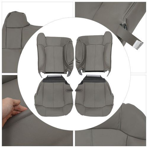 Front Seat Covers, Driver and Passenger Side Replacement Seat Cover, PU Grey USA, US $84.06, image 11