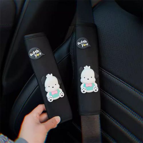 2Pcs Car Seat Belt Shoulder Covers Cute Pochacco "With You" Shoulder Pads 22CM, US $15.99, image 4