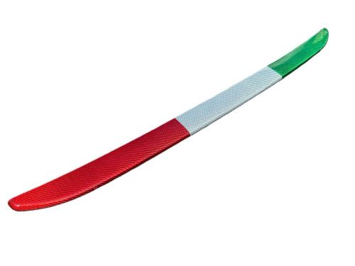 Abarth Italian Flag 500 595 Rear Diffuser Lip Bumper Cover Genuine Carbon Fibre, US $, image 2