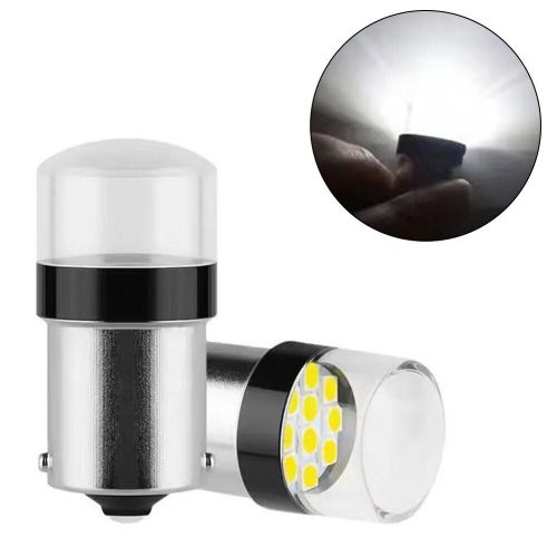 Versatile 2pcs BA15S 1156 Car Turn Signal Light Reversing Lamp Bulb White Kit, US $9.01, image 5