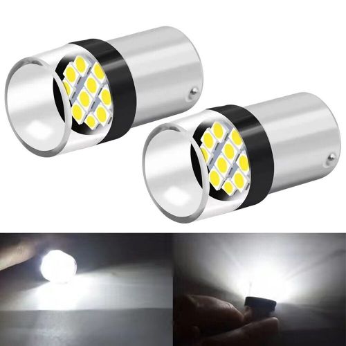 Versatile 2pcs BA15S 1156 Car Turn Signal Light Reversing Lamp Bulb White Kit, US $9.01, image 7