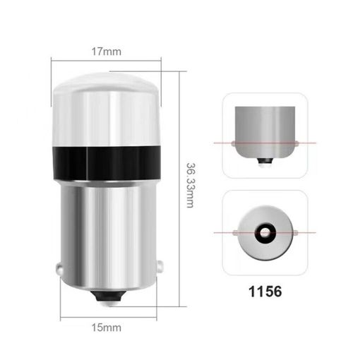 Versatile 2pcs BA15S 1156 Car Turn Signal Light Reversing Lamp Bulb White Kit, US $9.01, image 8