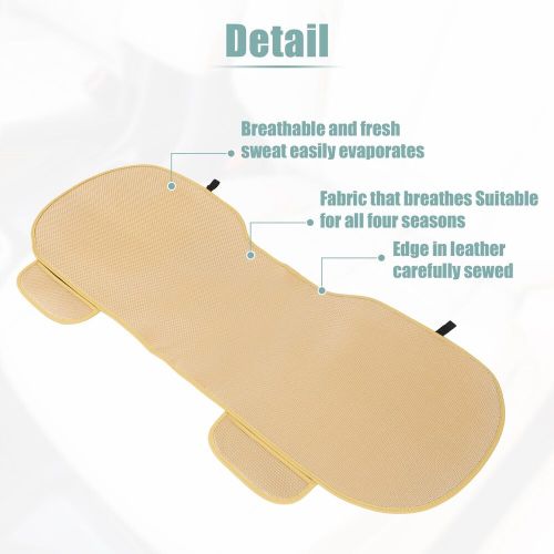 Universal Car Back Seat Cushion Breathable PU Leather Car Seat Mat Pack of 1, US $34.29, image 7