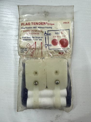 Boka Specialties Flag Tender Clips Pair Size E 3/8 thru 1/2", US $5.99, image 2