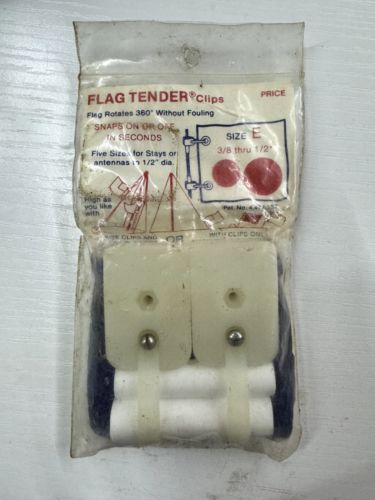 Boka Specialties Flag Tender Clips Pair Size E 3/8 thru 1/2", US $5.99, image 4