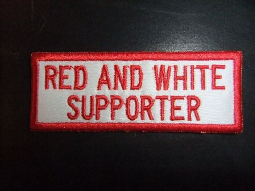 Hells angels cavecreek red and white supporter patch