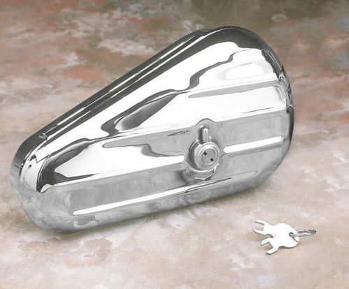 Drag Specialties Left Teardrop Toolbox - Chrome - DS373701, US $74.95, image 2