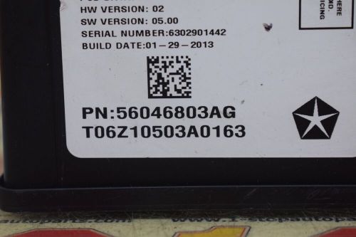 2013 2014 DODGE DART IGNITION STARTER SWITCH NODE MODULE 56046803AG OEM, US $89.99, image 3