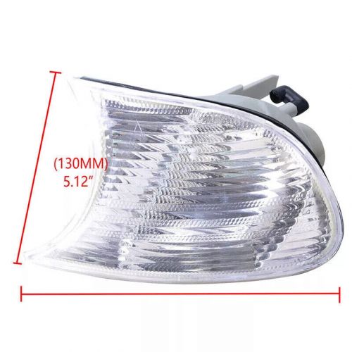For BMW 3 Series E46 1998-2001 Corner Turn Signal Light Cover Clear Left+Right, US $76.59, image 3
