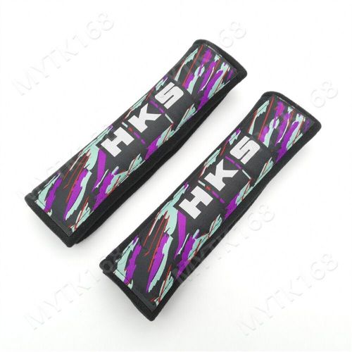 1 Pair HKS Universal Shoulder Pads Car Racing Seat Belt Cotton Strap Cover, US $11.61, image 7