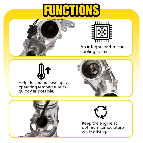 Upgraded Thermostat Housing Aluminium For Land Rover 2014-19 Range Rover 3.0L, US $58.99, image 3