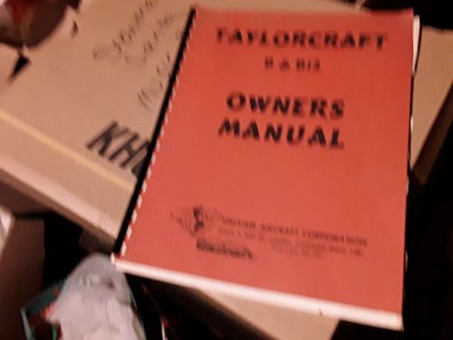 Taylorcraft B&b12 Owners Manual, US $18.99, image 7