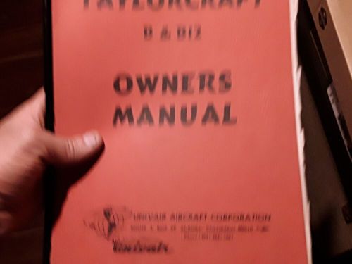 Taylorcraft B&b12 Owners Manual, US $18.99, image 8