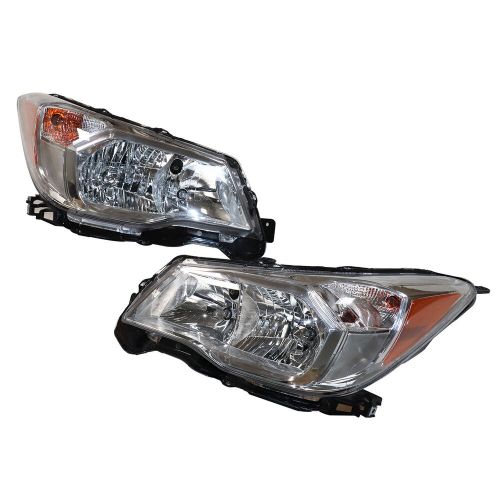 Pair Left+Right For Subaru Forester 2.5L 2014-2016 Halogen Headlights Headlamps, US $150.02, image 8