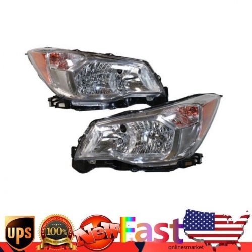 Pair Left+Right For Subaru Forester 2.5L 2014-2016 Halogen Headlights Headlamps, US $150.02, image 12