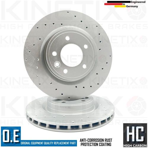 FOR RANGE ROVER SPORT 3.0 D300 DRILLED REAR BRAKE DISCS BREMBO PADS 325mm, US $, image 2