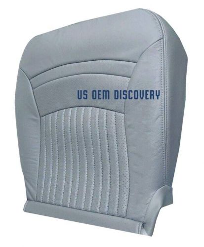 01-02-03 Chevy Corvette SPORT Driver & Passenger Bottom Leather Seat Cover Gray, US $240.86, image 4