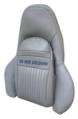 01-02-03 Chevy Corvette SPORT Driver & Passenger Bottom Leather Seat Cover Gray, US $240.86, image 7