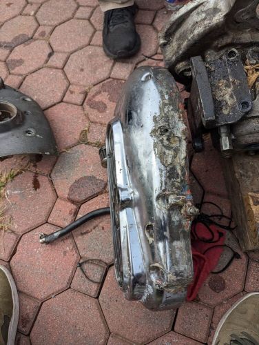 1985 Harley Ironhead Sportster Lower End Cracked Trans Case Good Flywheels, US $75.00, image 8