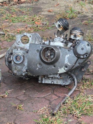 1985 Harley Ironhead Sportster Lower End Cracked Trans Case Good Flywheels, US $75.00, image 16