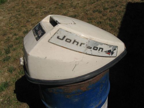 1968 JOHNSON 9.5hp OUTBOARD ENGINE HOOD COVER COWLING MQ-14D Evinrude vtg, US $75.00, image 6