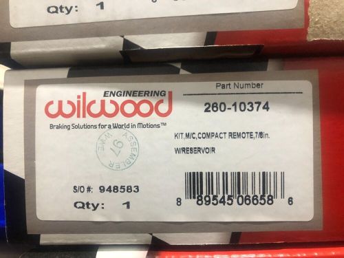 Wilwood 260-10374 Remote Flange Mount Master Cylinder Kit, 7/8 In Bore, US $50.00, image 2